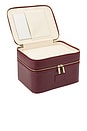 view 3 of 5 DUO VANITY DUO VANITY CASE in Burgundy Lizard Print