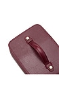 view 4 of 4 Vanity Case in Burgundy Lizard Print