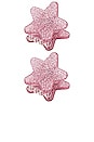 view 1 of 2 Baby Star Clip Set in Pink Sand
