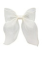 view 1 of 2 Bow Barrette in White