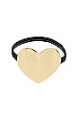 view 1 of 1 Heart Hair Tie in Gold Tiara