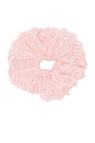 view 3 of 3 Eyelet Scrunchie Set in Daffodil & Cherry Blossom