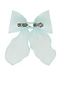 view 2 of 2 Bow Barrette in Pale Blue