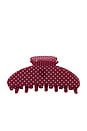 view 2 of 3 BARRETTE À CHEVEUX BIG EFFING in Cherry Polka Dot