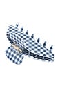 view 3 of 3 Big Effing Clip in Navy Gingham