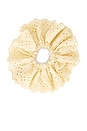 view 2 of 2 SCRUNCHIE COM ILHÓS EYELET SCRUNCHIE in Daylily