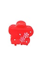 view 1 of 3 Midi Blossom Clip in Sangria Bloom