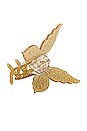 view 2 of 2 Holiday Papillon Clip in Gold