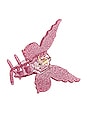 view 2 of 2 Holiday Papillon Clip in Pink