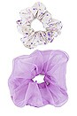 view 1 of 1 Cloud Scrunchie Set in Iris & Wisteria