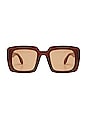 view 1 of 3 LUNETTES DE SOLEIL MAYA in Gloss Brown