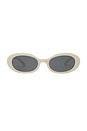 view 1 of 3 GAFAS DE SOL LYRIC LEIGH in Ivory White