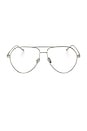 view 1 of 3 Sammy Eyeglasses in Silver Metal
