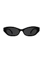 view 1 of 2 Dani Sunglasses in Gloss Black