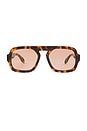 view 1 of 2 Jane Sunglasses in Brown Tortoise & Maroon