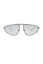 view 1 of 3 Riley Sunglasses in Silver