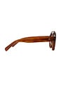 view 3 of 3 Val Sunglasses in Light Brown Tortoise