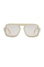 view 1 of 2 Jane Sunglasses in Ivory White