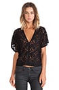 view 1 of 4 Julia Top in Black Lace