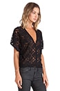 view 2 of 4 Julia Top in Black Lace