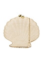 view 1 of 5 Woven Shell Clutch in Natural