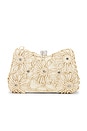 view 2 of 5 Gustavia Raffia Flower Clutch in Natural Raffia