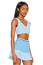 view 2 of 4 We Stand Proud Sports Bra in Bonnie Blue Gingham