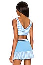 view 3 of 4 We Stand Proud Sports Bra in Bonnie Blue Gingham