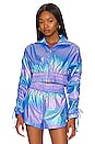 view 1 of 5 BLOUSON FLY AWAY in Blue Iridescent