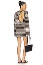 view 1 of 5 ROBE COURTE AURA in Desert Stripe