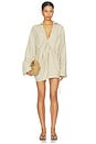 view 1 of 3 VESTIDO CAMISERO SIDNEY in Caramel Stripe