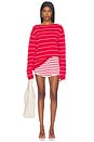 view 7 of 7 Cordelia Short in Scarlett Stripe