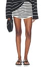 view 1 of 7 Cordelia Short in Sable Stripe