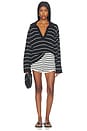 view 7 of 7 Cordelia Short in Sable Stripe