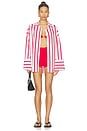 view 4 of 4 CAMISA REVERIE in Red & White Stripe