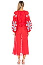 view 3 of 3 ROBE MAXI ZARINA in Red