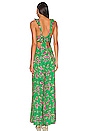 view 3 of 3 JILLY ジャンプスーツ in Green Floral