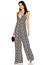 view 1 of 4 Jilly Jumpsuit in Black & White Polka Dot