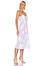 view 2 of 3 Suki Slip Dress in Vintage Lavender Hydrangea