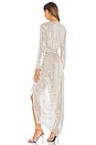 view 3 of 5 Cher Maxi Dress in Silver Sequin