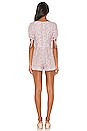 view 3 of 4 Penelope Romper in Pink Ditsy Floral