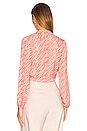 view 3 of 4 Luna Blouse in Zebra
