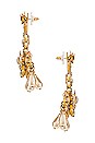 view 2 of 3 Charlie Earrings in Gold