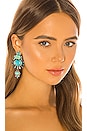 view 1 of 3 Henning Earrings in Turquoise