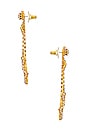 view 2 of 3 BOUCLES D'OREILLES PENDANTES LARK in Crystal
