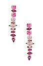 view 1 of 3 Starla Earrings in Pink