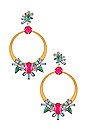view 1 of 3 Mariah Earrings in Bright Rose