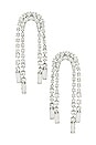 view 1 of 2 x REVOLVE Asa Earring in Crystal in Silver