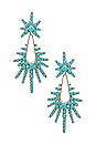 view 1 of 2 BRINCOS REMINGTON in Turquoise