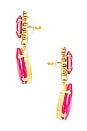 view 2 of 2 PENDIENTES SERAPHINA in Pink